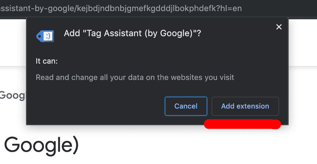 tag assistant extension