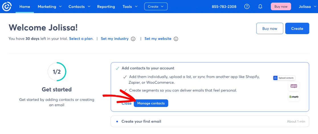 Manage contacts in Constant Contact