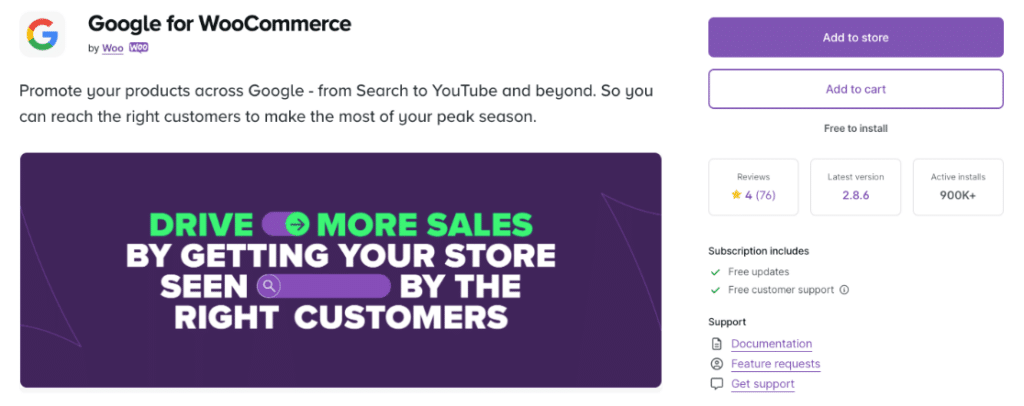 Google for WooCommerce Extension