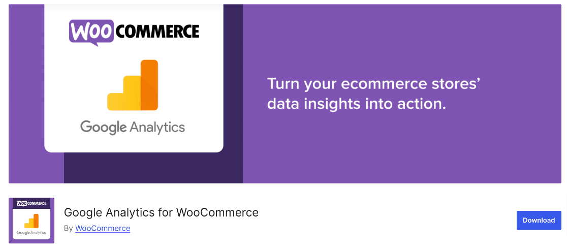 Google Analytics for WooCommerce plugin