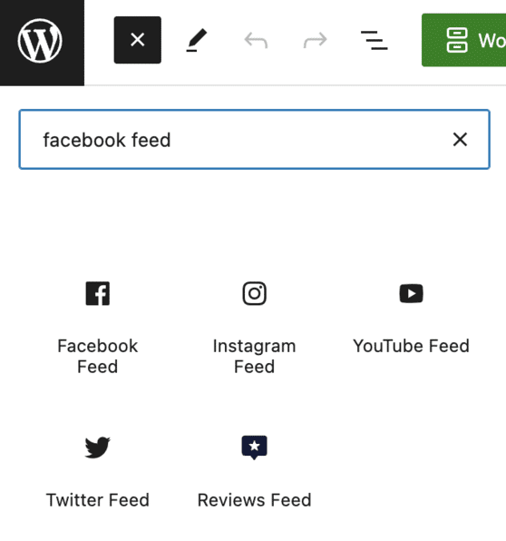 Add Facebook Feed to WordPress