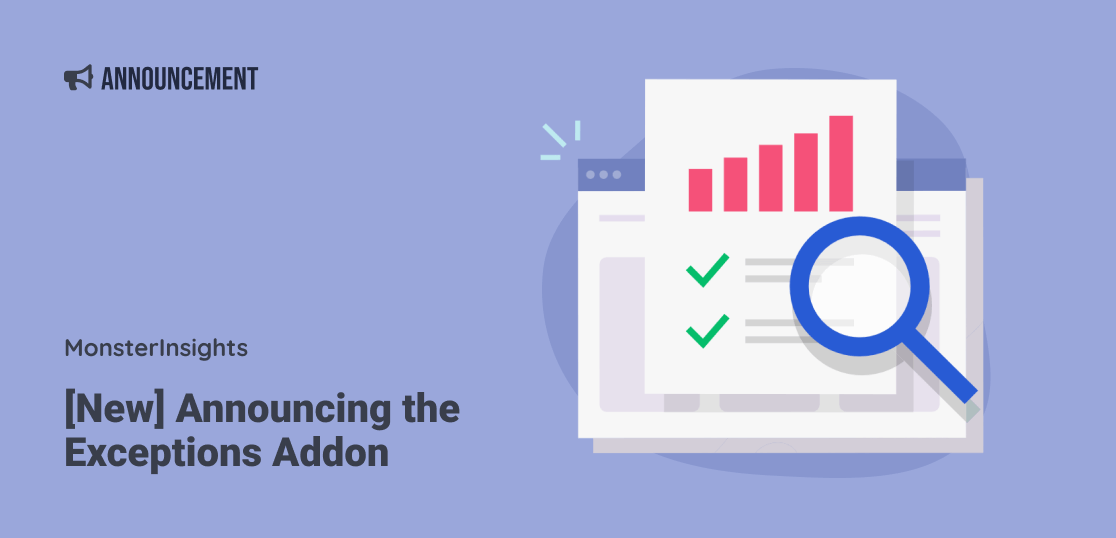 Announcing the MonsterInsights Exceptions Addon