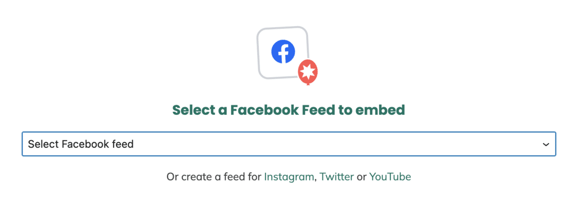 Select Facebook Feed WordPress