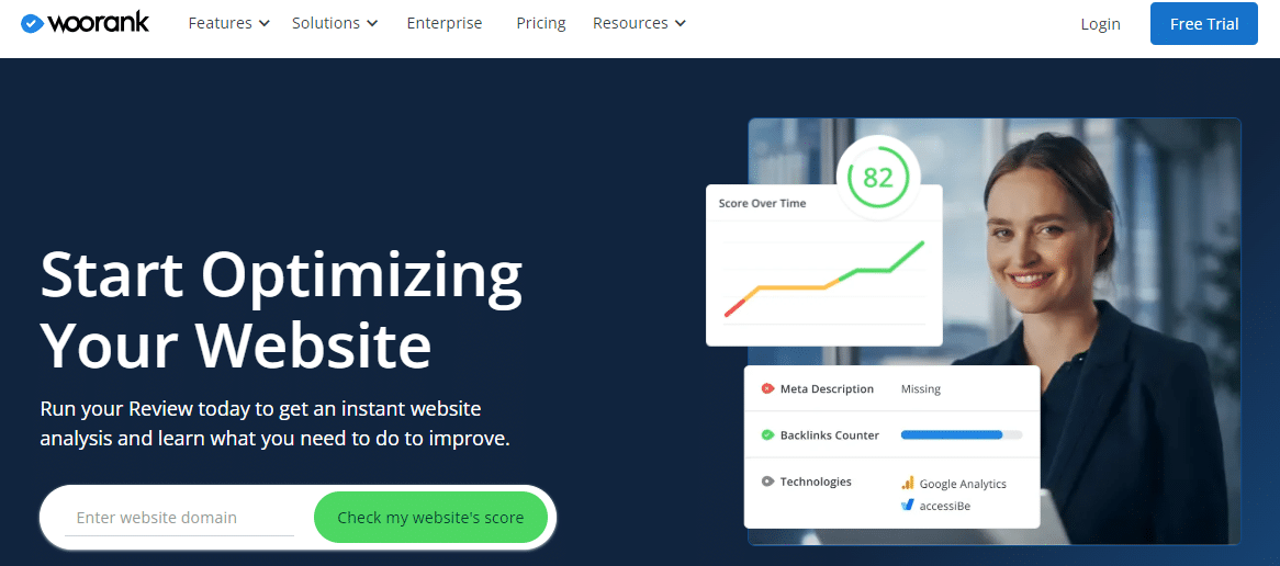 WooRank - Best content audit tools